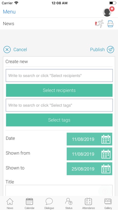 Screenshot 2 of BærumBarn Team App