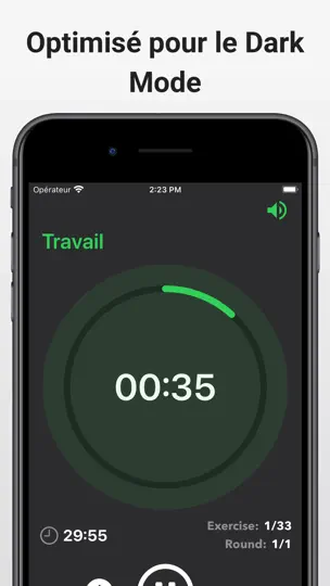 Capture d'écran de Interval Timer: HIIT Minuteur sur iPhone 6