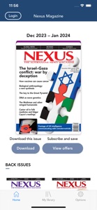 NEXUS MAGAZINE screenshot #1 for iPhone