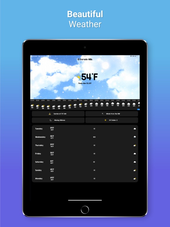 SkyScope: Weather iPad screenshot 1 - Weather app