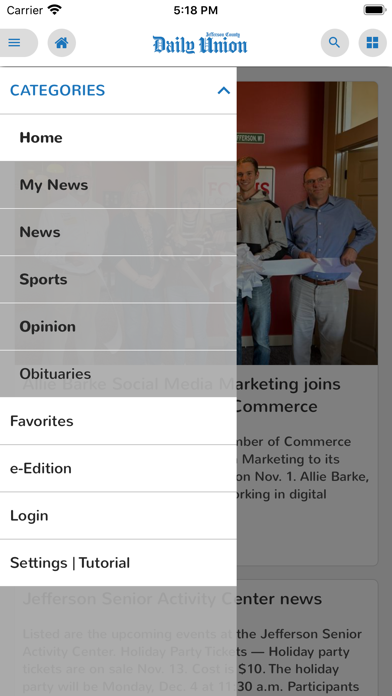 Daily Jefferson County Union Screenshot