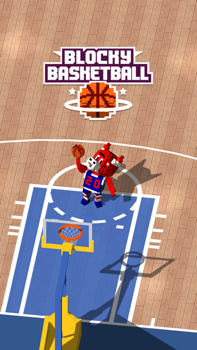 Blocky Basketball screenshot 1