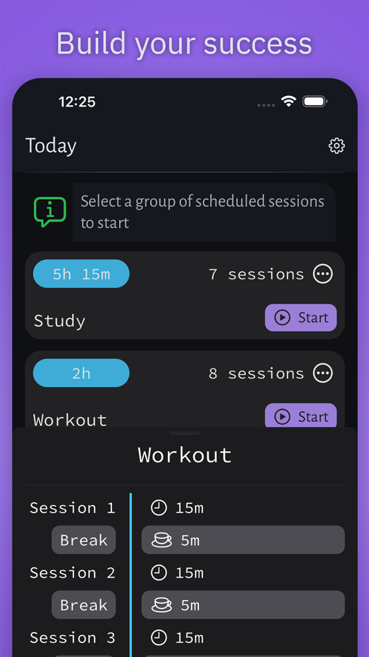 #8. Timed - sessions with breaks (iOS) 由: GoldenWill Labs