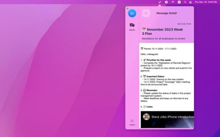 RapidAlerts - Always on time