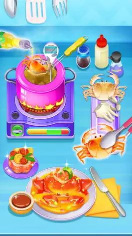 Game screenshot Cooking Delicious crab game apk