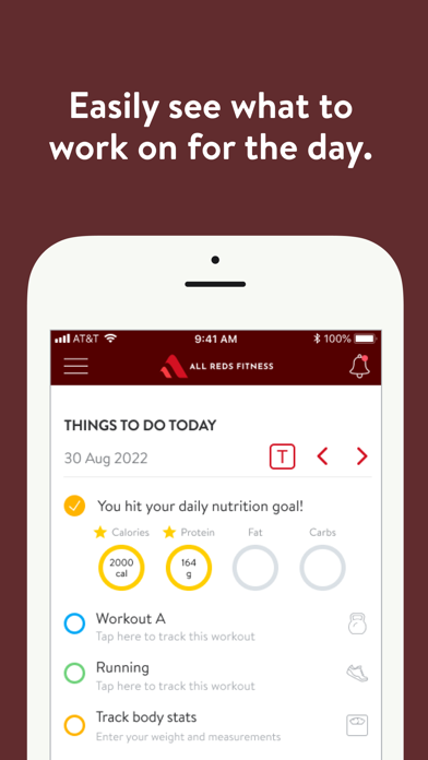 All Reds Fitness Screenshot