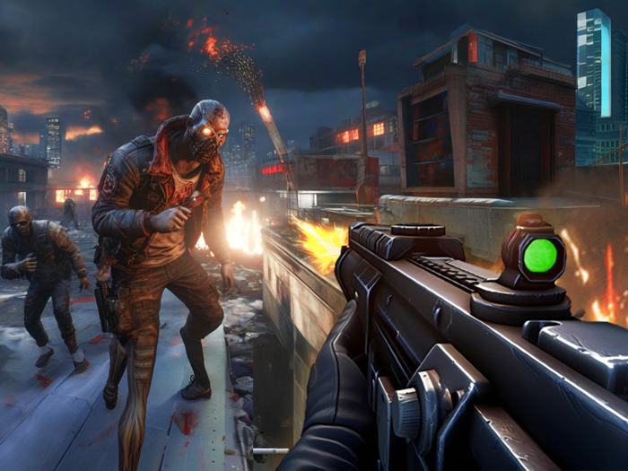 Gun Blood Zombie Shooter Game