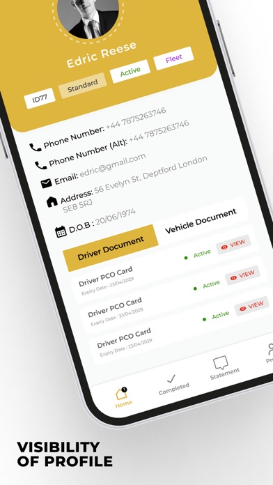Capital Chauffeur Driver Screenshot