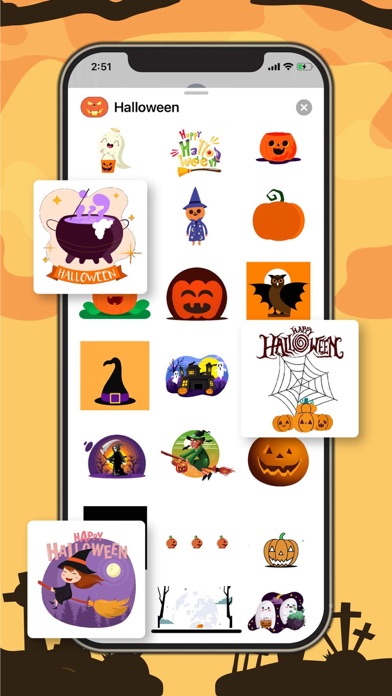 Halloween GIF Stickers Screenshot