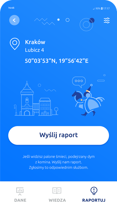 Powietrze Kraków 2.0 Screenshot
