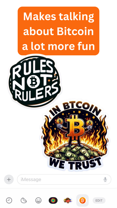 Screenshot #2 pour Bitcoin Stickers for iMessage