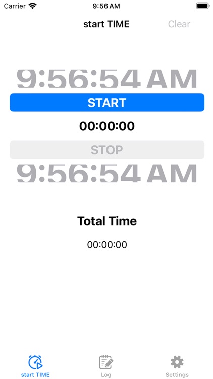 start Time - Track Your Time