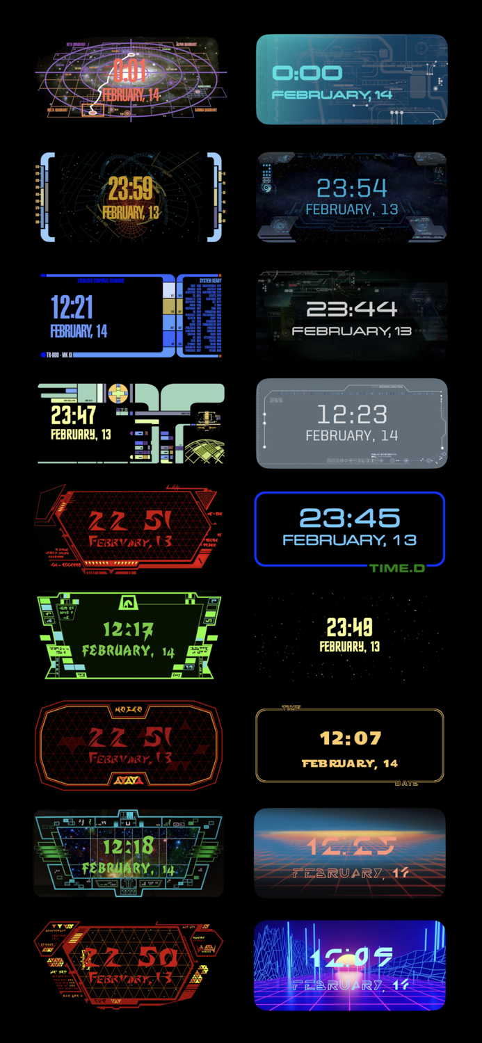 Sci-Fi Clock