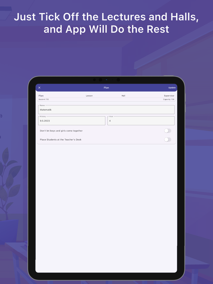 Kelebek - Exam Seating Plan