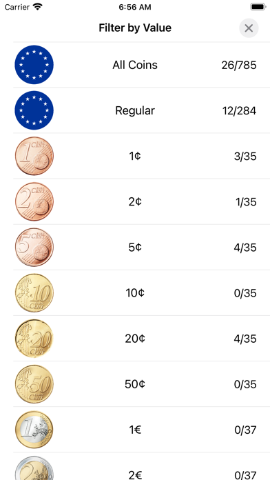 Euro Coins Screenshot