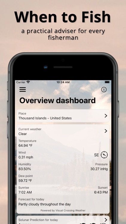 When to Fish - Fishing App