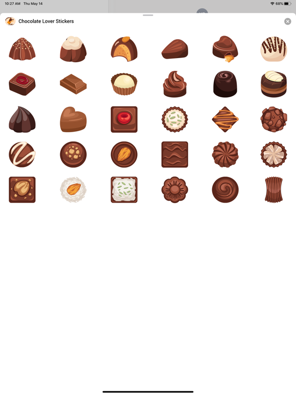 Screenshot #5 pour Chocolate Lover Stickers
