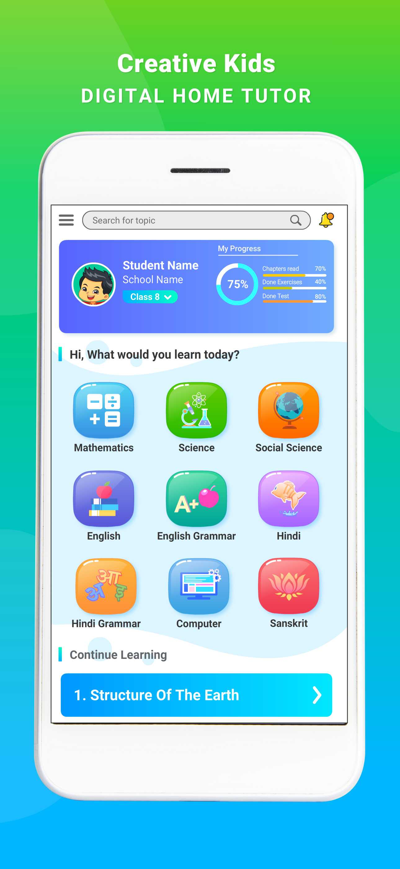 Creative Kids - Home Tutor