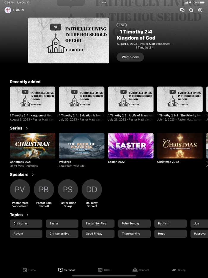 Faith Baptist Church RI