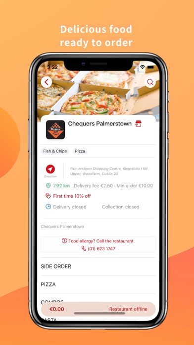 Chequers Pizza Screenshot