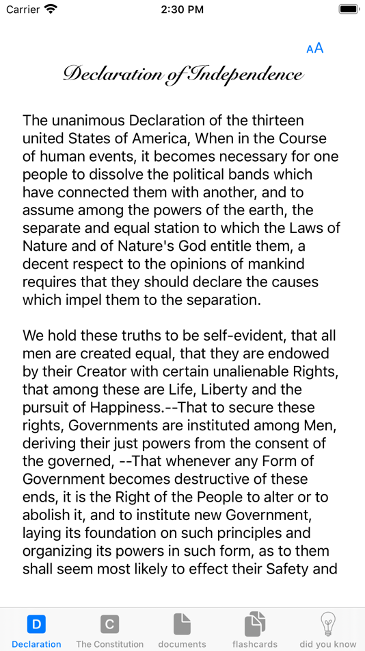 #1. Did You Know: US Constitution (iOS) By: Sigma Sky, LLC