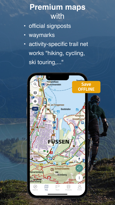 KOMPASS Outdoor & Hiking Maps Screenshot
