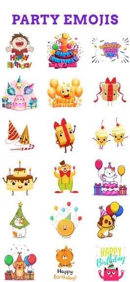 Game screenshot Happy Birthday Fun Emojis hack