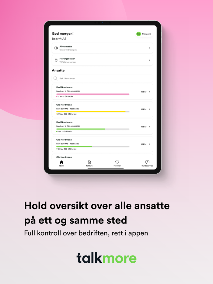 Talkmore appen