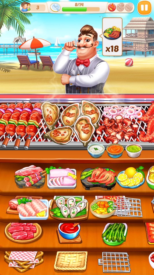 #7. Crazy Cafe - Restaurant Game (iOS) 由: LUCKY FORTUNE PTE. LTD.
