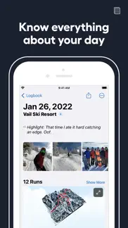 slopes: ski & snowboard iphone screenshot 4