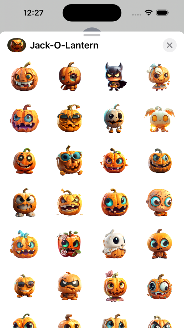 Jack-O-Lantern Sticker Pack