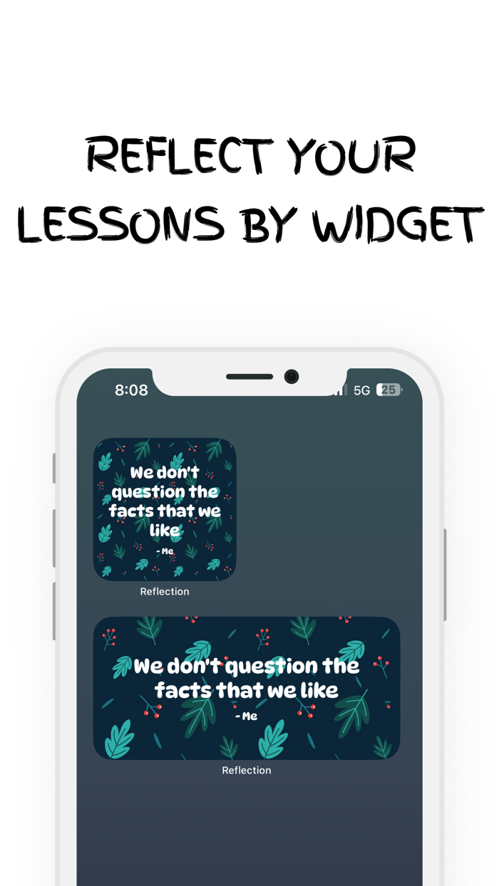 Reflection - Note Reflections