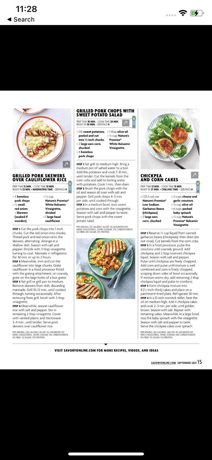 Savory Mag. Giant Food Stores