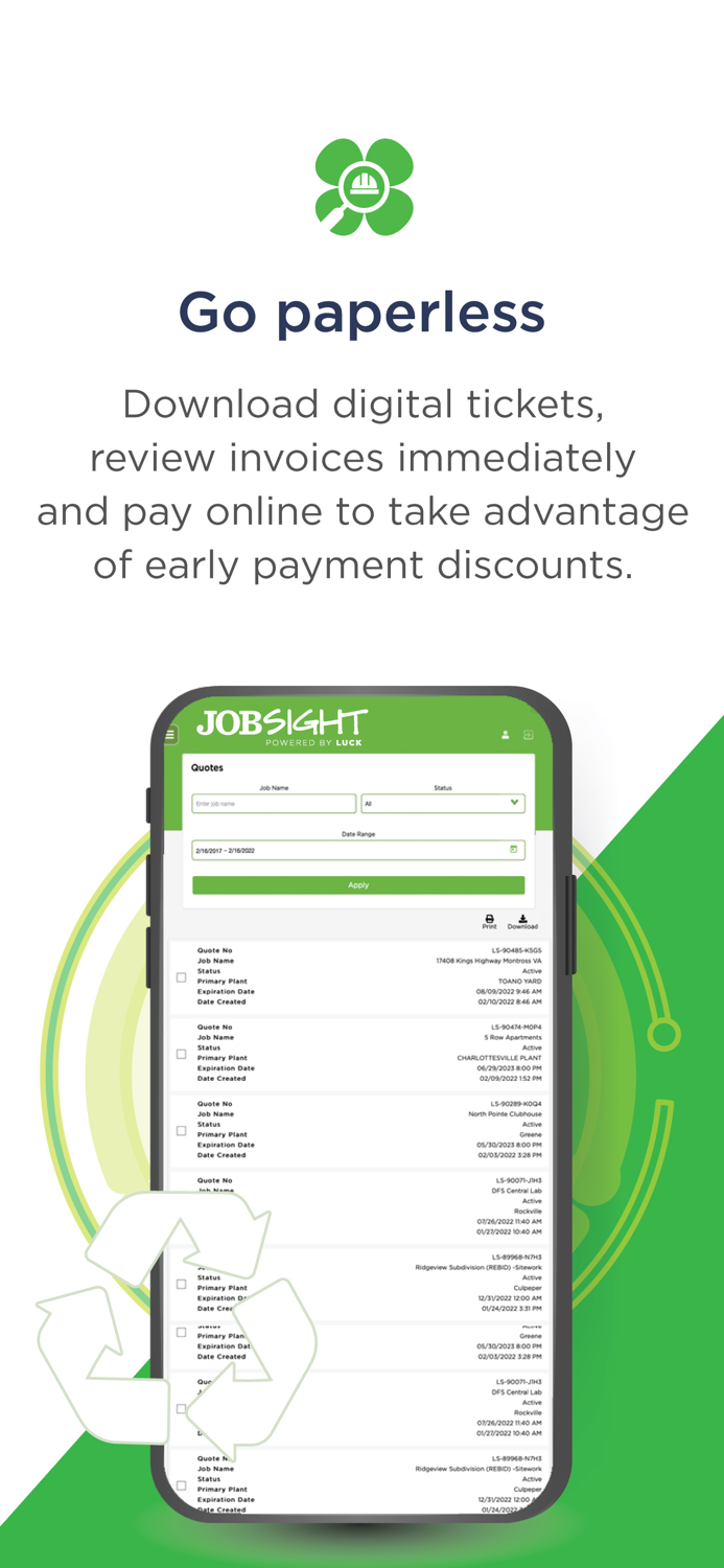 JobSight  Powered by Luck