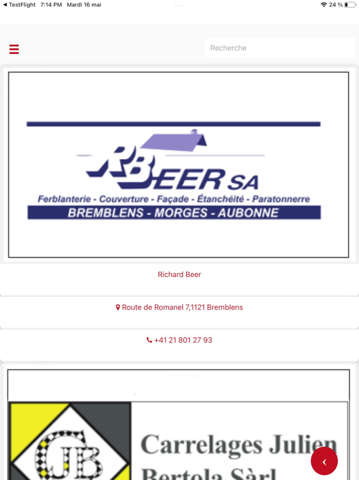 Entreprises de la région