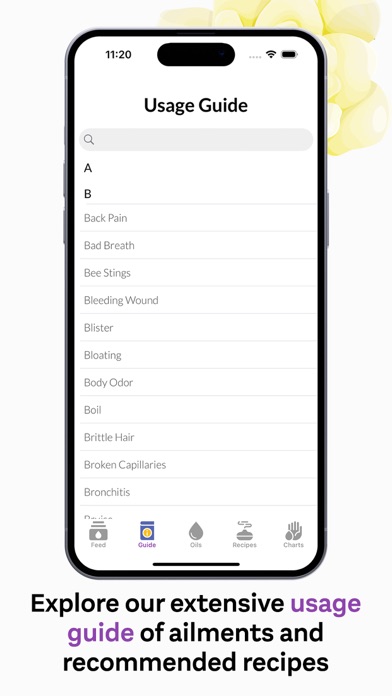 doTERRA Essential Oil Guide Screenshot