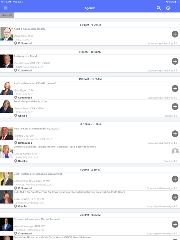 Screenshot #4 pour ASCPA Events