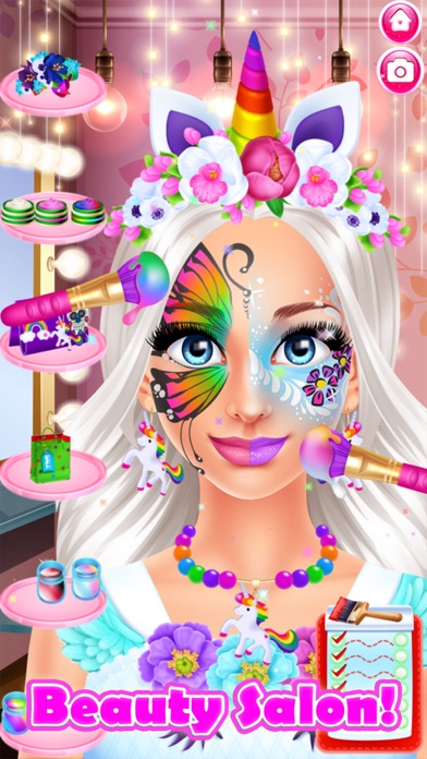 Face Paint Party Makeup Salon Screenshot