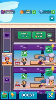 idle eatery: idle tycoon game iphone screenshot 2