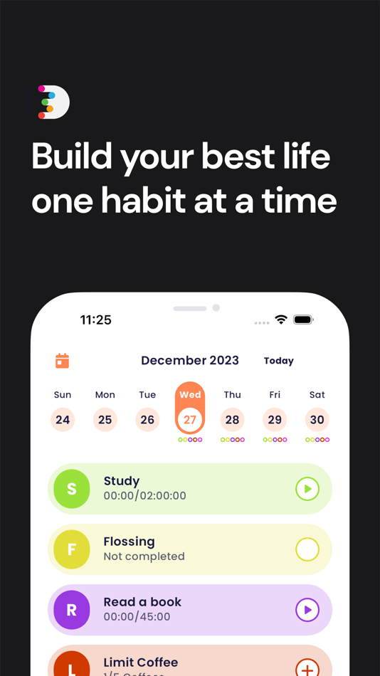 #1. Disciplined - Habit Tracker (iOS) De: Tip Tap Apps