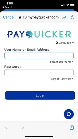 MyPayQuicker Mobile screenshot 1