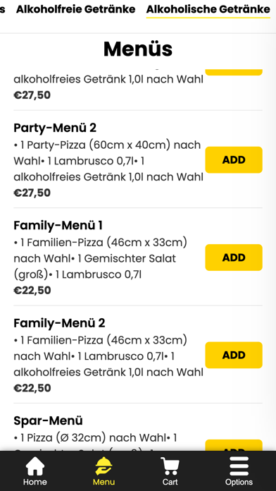 Pizza Service Lauph. Screenshot