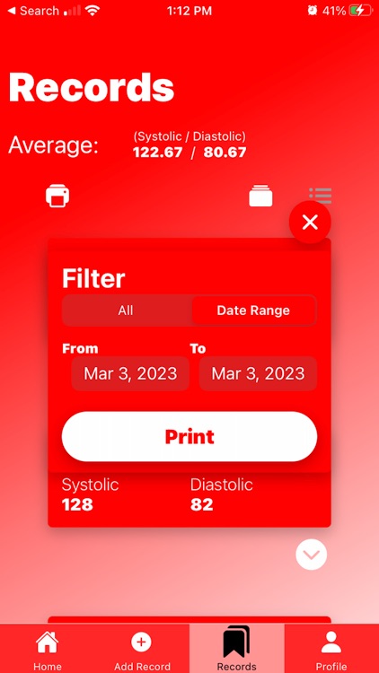 Blood Pressure Numbers screenshot-4