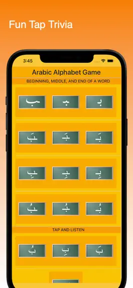Game screenshot Arabic Alphabet Game mod apk