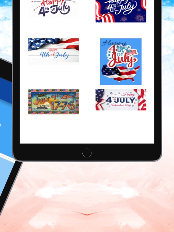 4th of July Ecards & Greetings iPad screenshot