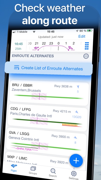 SmartBriefing METAR,TAF,NOTAMS
