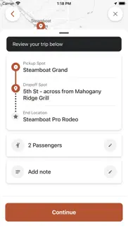 steamboat grand shuttle iphone screenshot 3