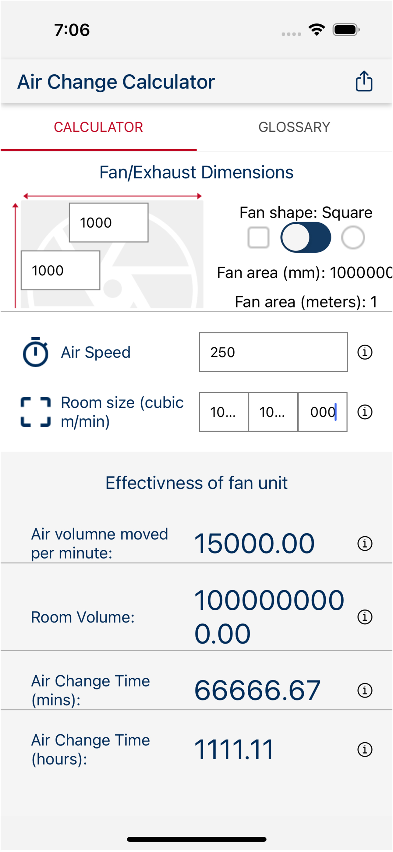 Air Flow Calculator