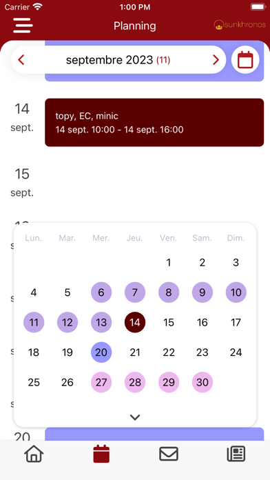 Sunkhronos Sport Screenshot
