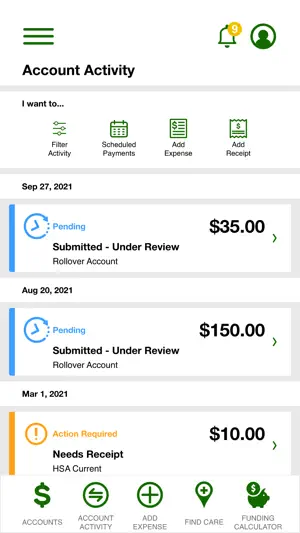 Envision Benefit Debit Card screenshot 1